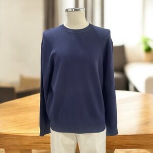 NWT Mode Of One Mens Medium Boxy Knit Sweater Caspian Waters Minimalist Normcore